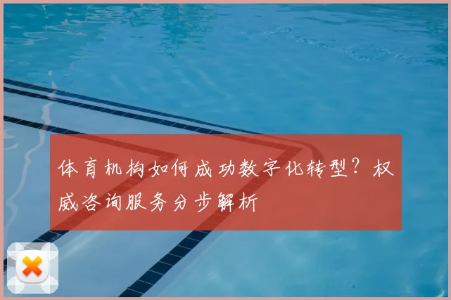 体育机构如何成功数字化转型？权威咨询服务分步解析